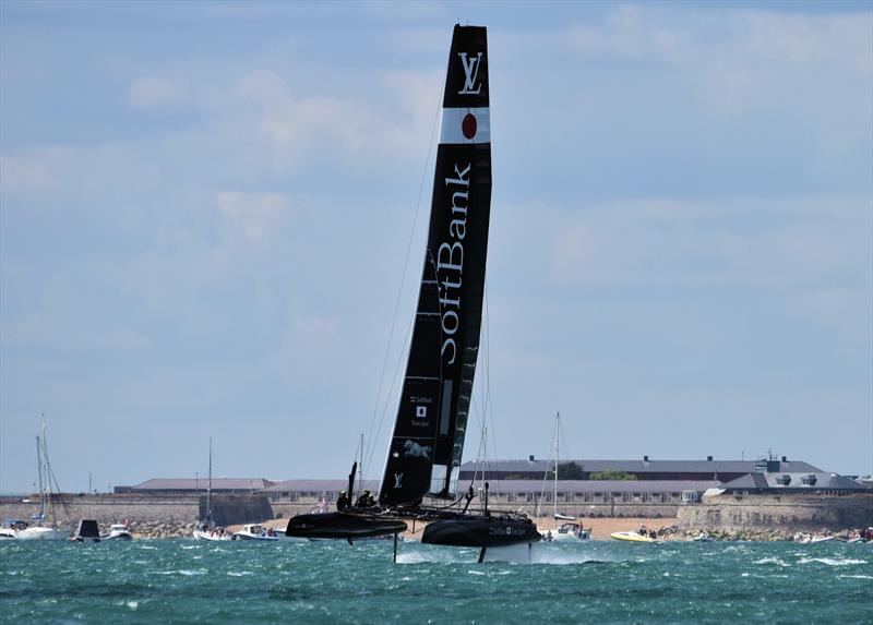 America's Cup World Series Portsmouth photo copyright Keith Turner taken at  and featuring the AC45 class