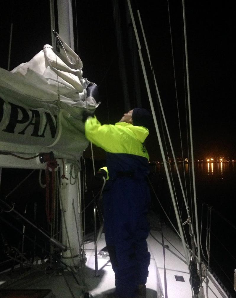 Leaving Harrich early morning...  3.30am photo copyright SV Taipan taken at  and featuring the Cruising Yacht class