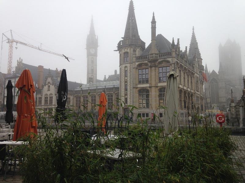 Ghent. On a misty cold day photo copyright SV Taipan taken at  and featuring the Cruising Yacht class