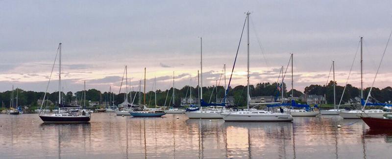 Old Saybrook Harbor photo copyright SV Crystal Blues taken at  and featuring the Cruising Yacht class