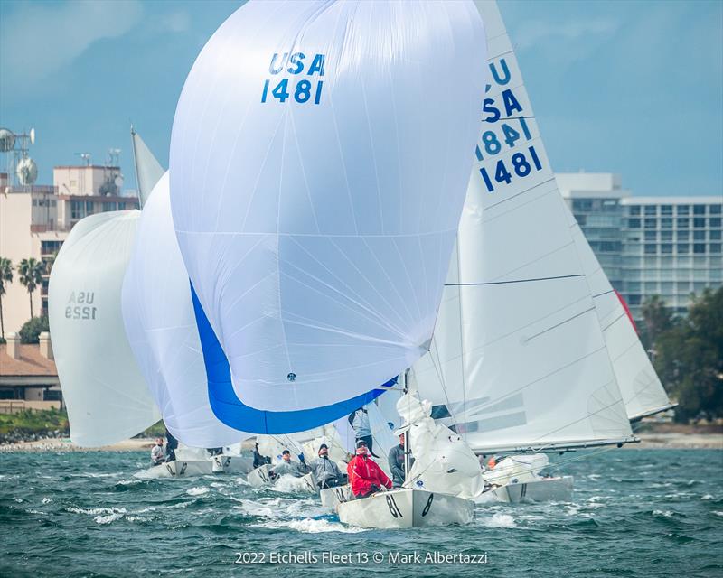 Etchells Pacific Coast Championship 2022 photo copyright Mark Albertazzi taken at San Diego Yacht Club and featuring the Etchells class