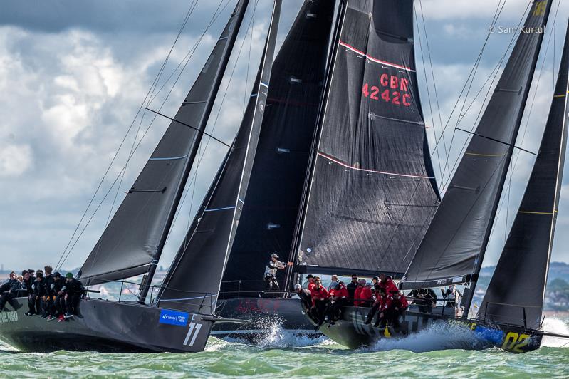 Fast 40  action on day 2 of Lendy Cowes Week 2017 photo copyright Sam Kurtul / www.worldofthelens.co.uk taken at Cowes Combined Clubs and featuring the Fast 40 class