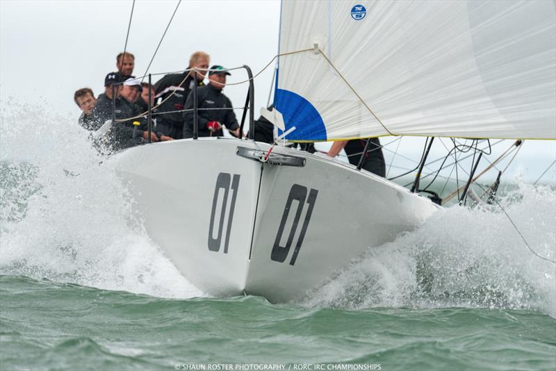 Peter Morton's British CF40  Girls on Film in the Fast 40 class on day 2 of Lendy Cowes Week 2017 - photo © Shaun Roster / www.shaunroster.com