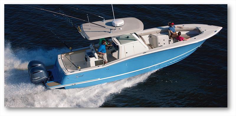 32' Fishing Boat with Sharrow MX™ Propellers photo copyright Sharrow Marine taken at  and featuring the Fishing boat class