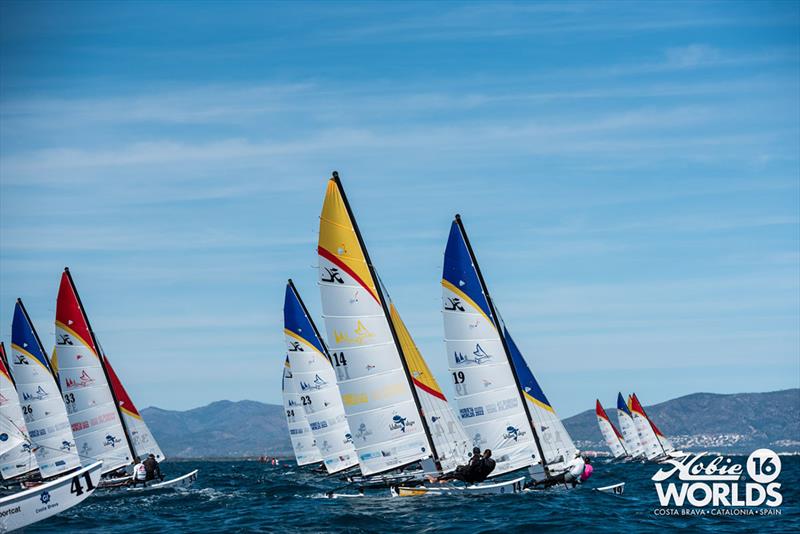 2022 Hobie 16 World Championships, day 4 photo copyright Hobie Cat Worlds Media team taken at  and featuring the Hobie 16 class