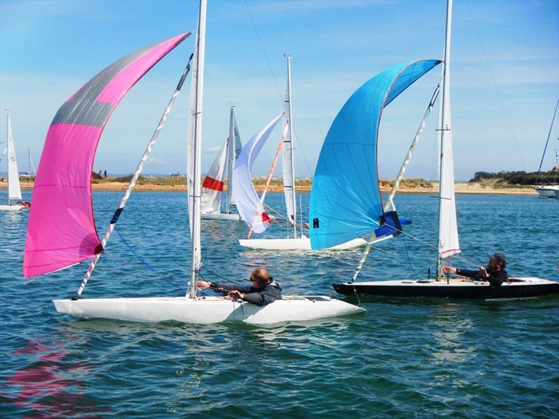 Bembridge Illusion Vernon's Easter Egg Cup 2022 photo copyright Mike Samuelson taken at Bembridge Sailing Club and featuring the Illusion class