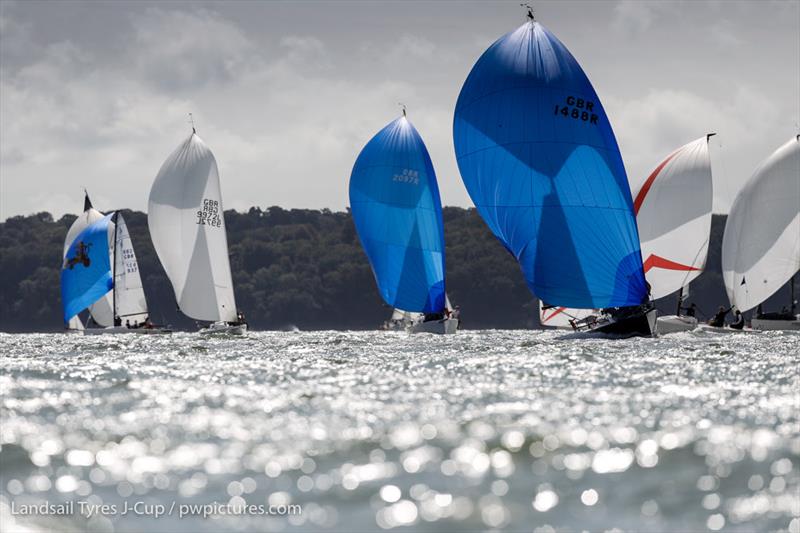 IRC One fleet on day 2 of the 2020 Landsail Tyres J-Cup photo copyright Paul Wyeth / www.pwpictures.com taken at Royal Ocean Racing Club and featuring the IRC class