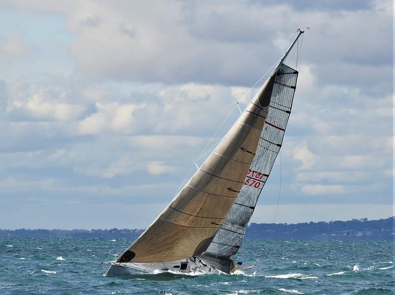 Sailed double-handed Ruyjin won the Apollo Bay race photo copyright Chris Furey taken at Ocean Racing Club of Victoria and featuring the IRC class