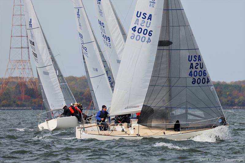 2022 J/24 North American Championship - Day 1 photo copyright Will Keyworth taken at Severn Sailing Association and featuring the J/24 class