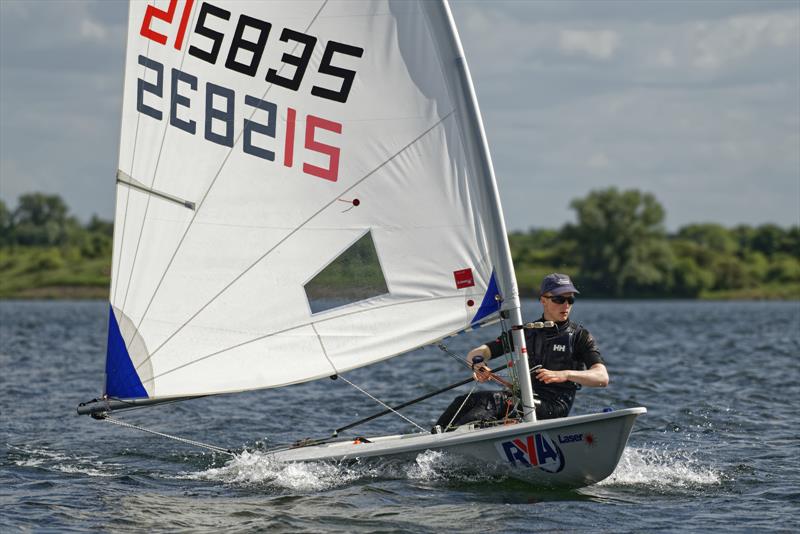 Tim Evans of Grafham Water SC won the Cambridgeshire Youth League event at Grafham Water photo copyright Paul Sanwell / OPP taken at Grafham Water Sailing Club and featuring the ILCA 6 class
