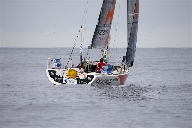 Eric Peron (Finistere Mer Vent) during La Solitaire URGO Le Figaro Stage 1 photo copyright Alexis Courcoux taken at  and featuring the Figaro class