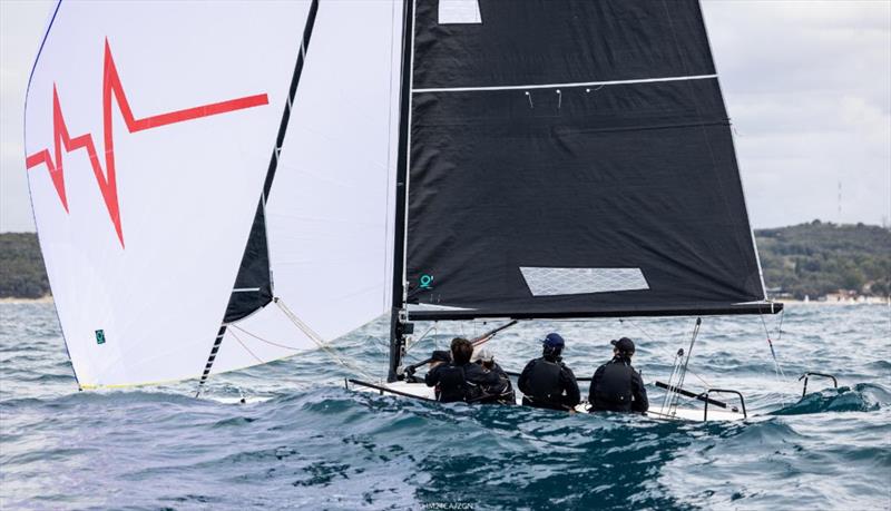 The Top Five after Day Two of the first event of the Melges 24 European Sailing Series 2022 in Rovinj, Croatia is completed by the crew of Niccolo Bertola's Taki 4 (4-9-11)  photo copyright IM24CA / Zerogradinord taken at  and featuring the Melges 24 class