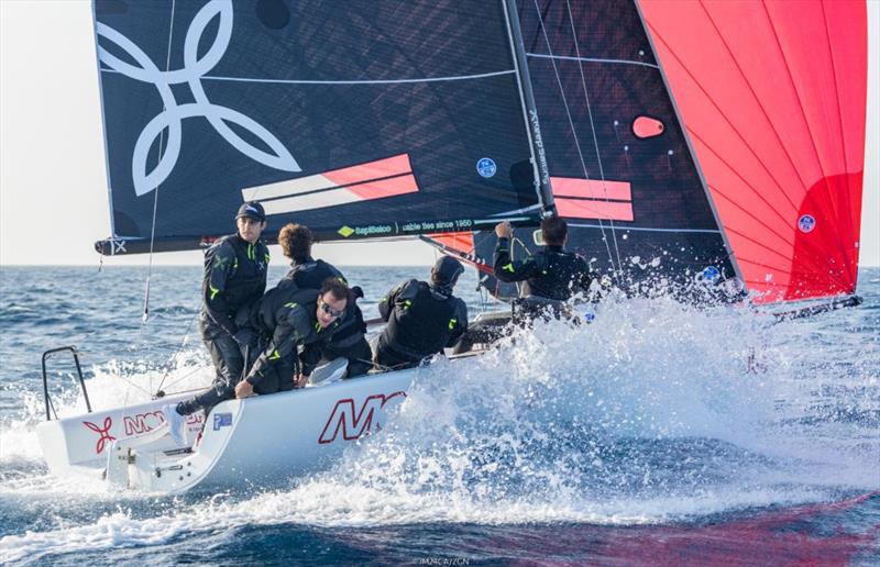 Arkanoe by Montura of Sergio Caramel wins the Race 9 and was awarded as the Corinthian Boat of the Day Four at Melges 24 European Championship 2022 in Genoa on Day Four photo copyright IM24CA / Zerogradinord taken at Yacht Club Italiano and featuring the Melges 24 class