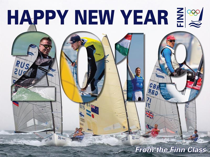 Happy New Year from the Finn Class photo copyright International Finn Association taken at 