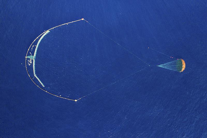The Ocean Cleanup successfully catches plastic in Great Pacific Garbage Patch photo copyright The Ocean Cleanup taken at 
