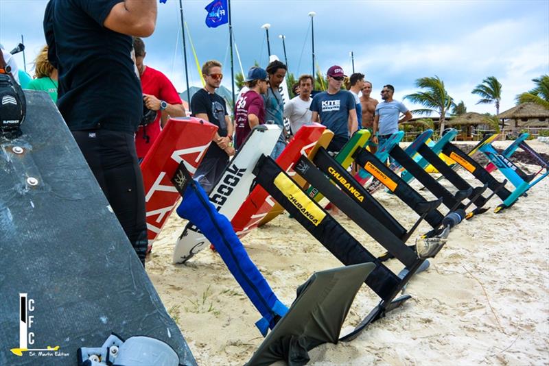 Part of the Kitefoil Fleet during the previous edition of the Caribbean Foiling Championships photo copyright Caribbean Foiling taken at 