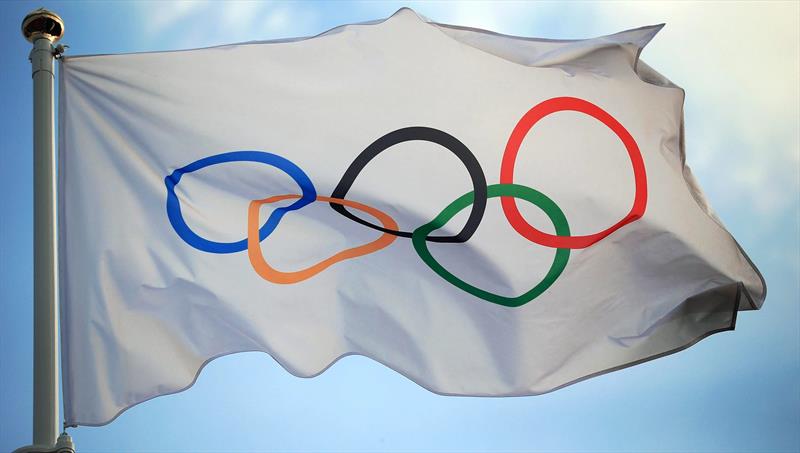 The Olympic flag photo copyright IOC taken at 