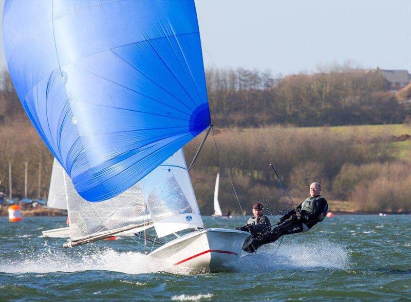 Tom Gillard & Richard Anderton at the 2015 Steve Nicholson Memorial Trophy  photo copyright Tim Olin / www.olinphoto.co.uk taken at Northampton Sailing Club and featuring the  class