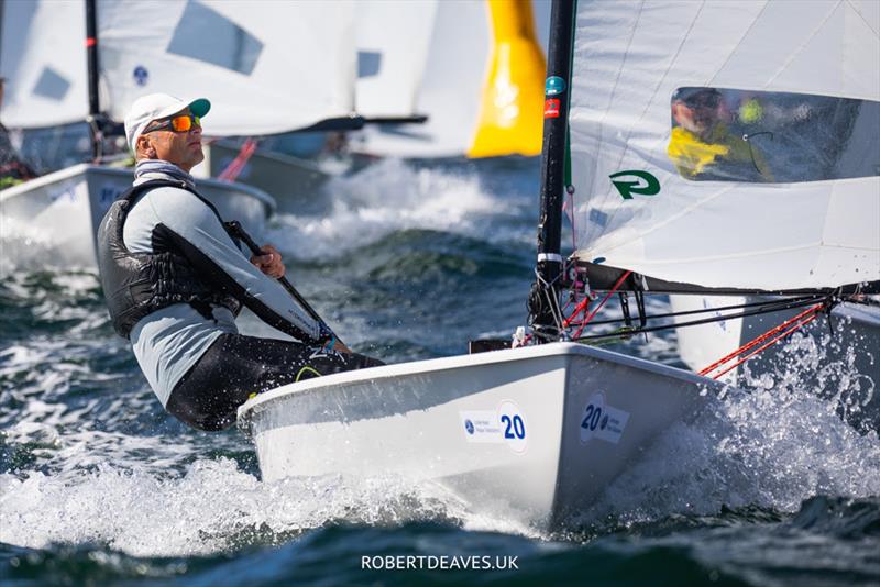 Jens Eckardt, DEN - OK Dinghy Worlds in Marstrand day 3 photo copyright Robert Deaves taken at  and featuring the OK class