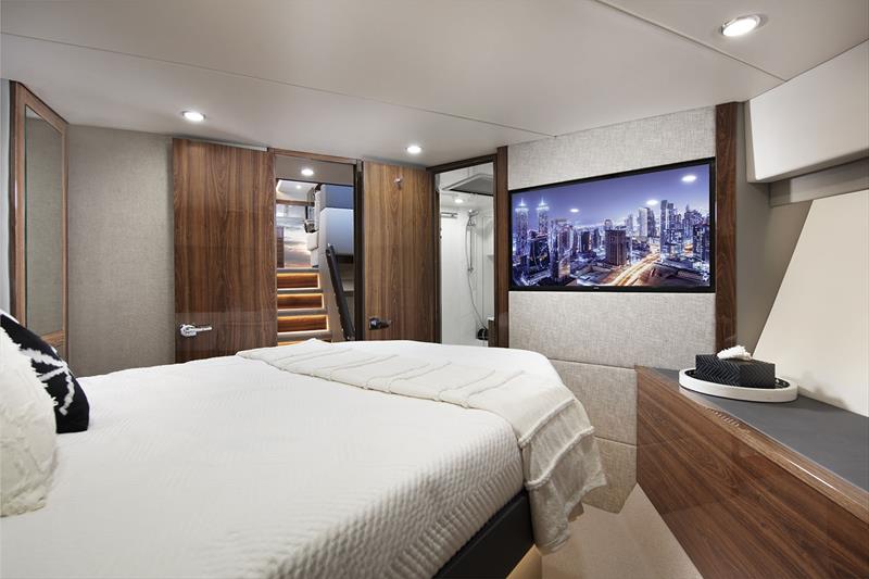 For'ard VIP Stateroom - New Maritimo M55 photo copyright Maritimo taken at  and featuring the Power boat class