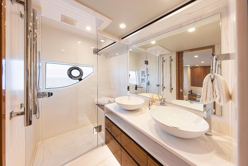 Riviera 78 Motor Yacht Master En suite photo copyright Riviera Studio taken at  and featuring the Power boat class