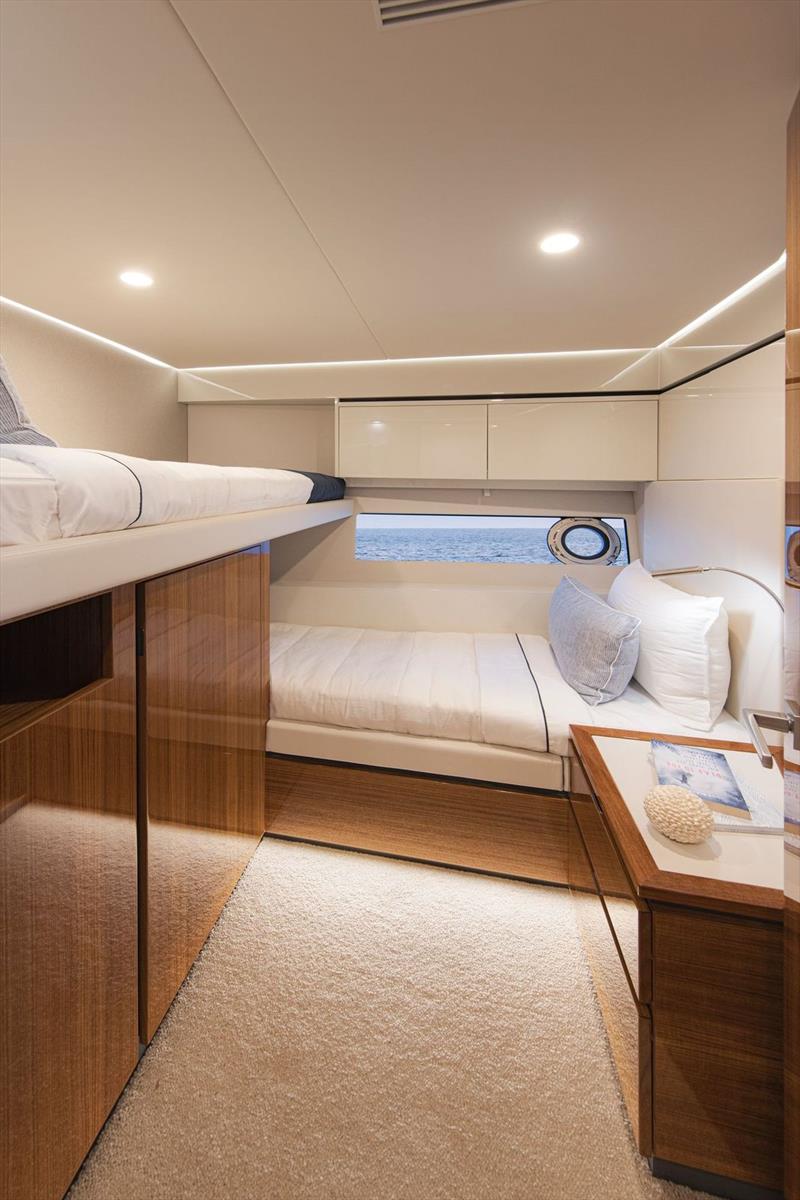 Riviera 78 Motor Yacht Starboard Stateroom photo copyright Riviera Studio taken at  and featuring the Power boat class