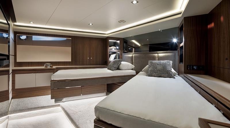 Horizon FD90 - Fwd VIP Stateroom photo copyright Horizon Yachts taken at  and featuring the Power boat class