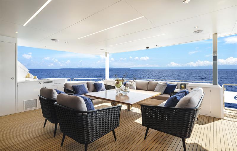 Horizon FD90 - Main Deck Aft photo copyright Horizon Yachts taken at  and featuring the Power boat class