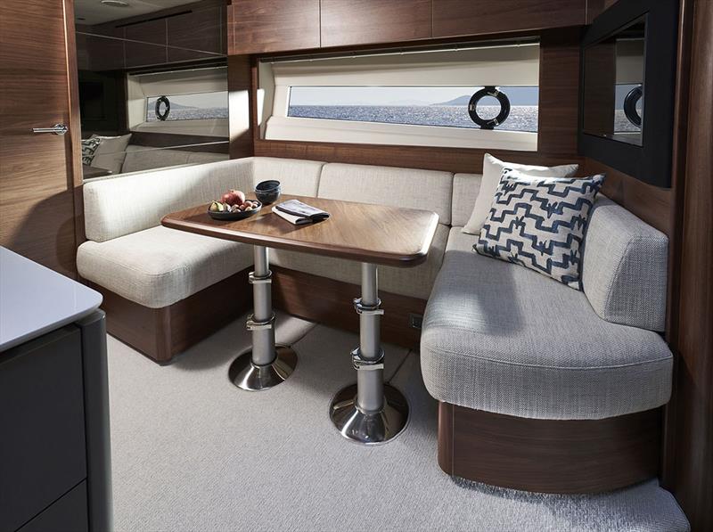 V50 Lower Dining Area photo copyright Princess Yachts taken at  and featuring the Power boat class