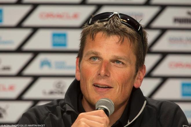 Louis Vuitton Cup - Race Day 13 - End of Round Robin press conference - Dean barker (ETNZ) © ACEA - Photo Gilles Martin-Raget http://photo.americascup.com/