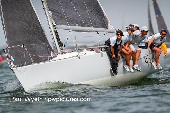 2013 Coutts Quarter Ton Cup - Day two Espada,GBR  © Paul Wyeth / www.pwpictures.com http://www.pwpictures.com