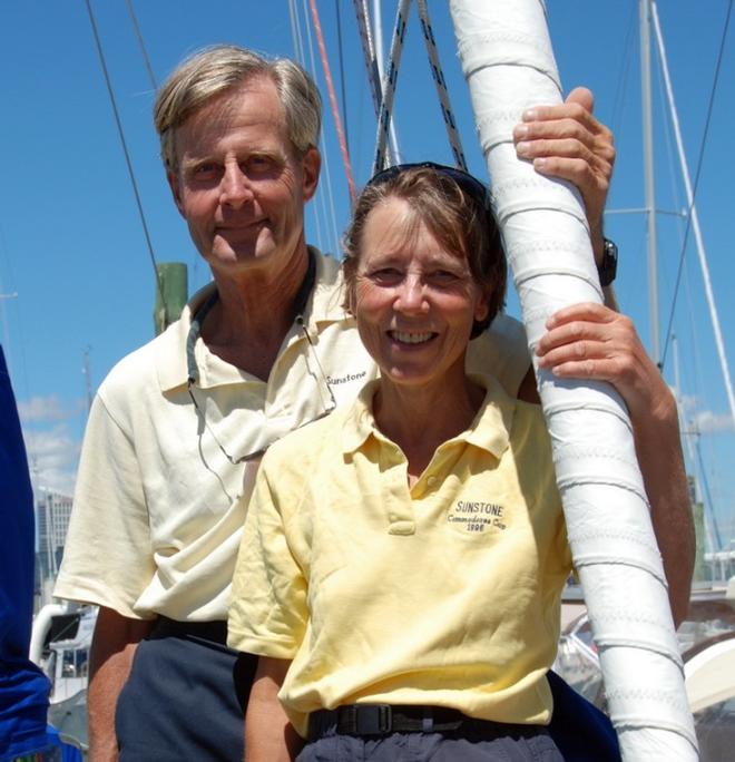 Tom and Vicky Jackson, recipients of the CCA Blue Water Medal © Cruising Club of America http://www.cruisingclub.org