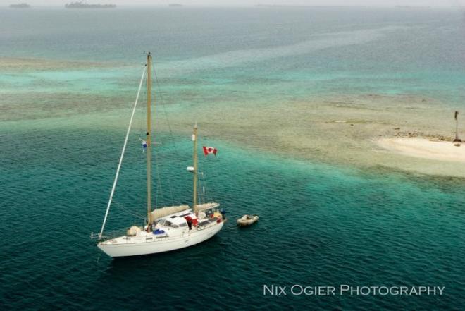 Anchored in San Blas, Panama – Used with permission © Nix Ogier