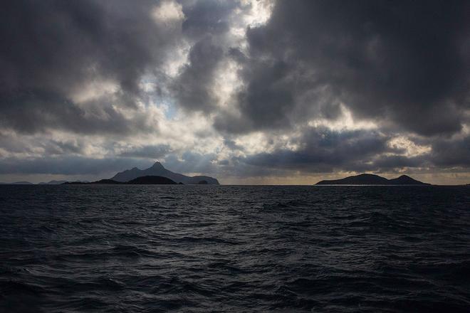 Dramatic - Shaw Island on the right, with Lindeman Island and then Maher Island behind. ©  John Curnow
