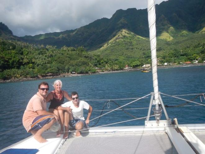 Just the three of us… four years into the adventure © Bluewater Cruising Association