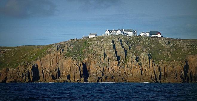 Lands End. The sun shone as we rounded the western most tip of the UK © SV Taipan