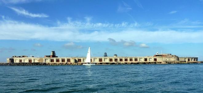 Hurst Castle. Heavily fortified installation at the entrance to the Solent © SV Taipan