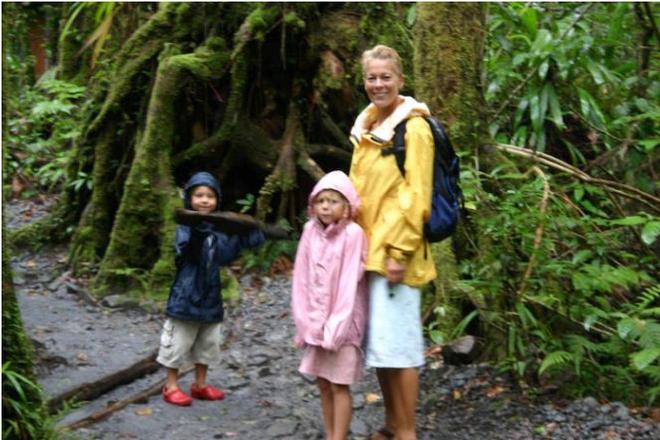 Walking to the Waterfall through the Dominican Rainforest © Bluewater Cruising Association