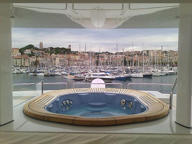 View from a superyacht over the port of Cannes © Mission Océan
