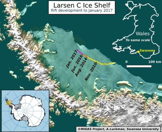 Larsen C ice shelf © Fiona Macdonald