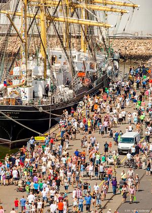 Tall Ships are major visitor attraction - Rendez-Vous 2017 Tall Ships Regatta photo copyright STI - Valery Vasilevskiy taken at  and featuring the  class