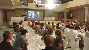 2017-18 World ARC participants enjoyed the Dinner and Prize Giving event hosted by Marina Santa Marta photo copyright World Cruising Club taken at  and featuring the  class