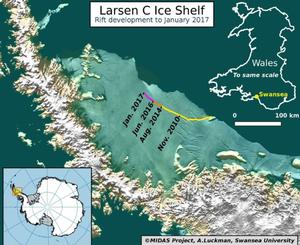 Larsen C ice shelf photo copyright Fiona Macdonald taken at  and featuring the  class