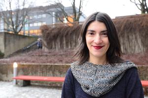 ``Politics is not just about power and rhetoric. It is also about adhering to a few basic moral principles, something that people tend to forget when it comes to international politics``, says project leader Alejandra Mancilla. photo copyright Silje Pileberg taken at  and featuring the  class