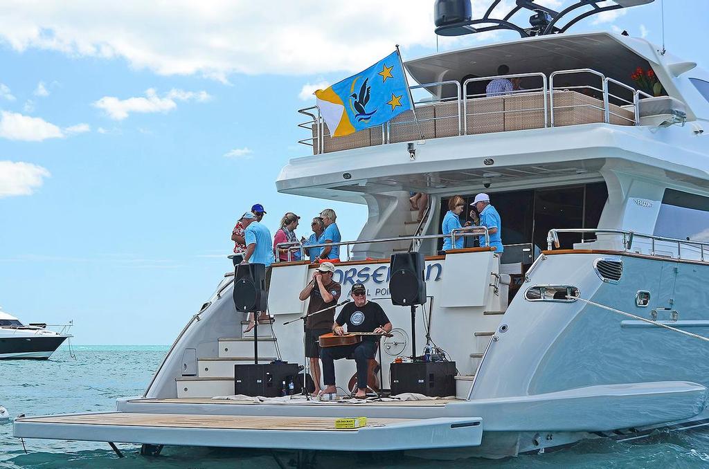 And the band  played on! © Shag Islet Cruising Yacht Club