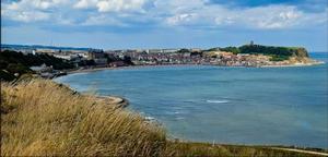 Scarborough in North Yorkshire is a popular port of call for cruisers around the UK and Ireland photo copyright  Thomas Tolkien/Wikimedia taken at  and featuring the  class
