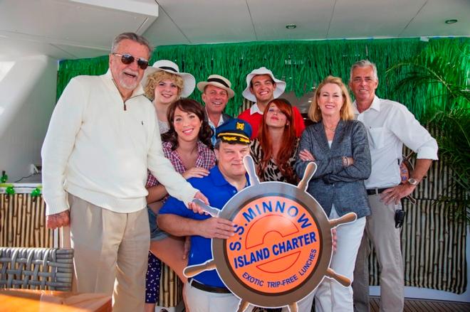 M/V Renaissance went all out for the Yacht Hop with a Gilligan’s Island theme ©  Jennifer Tinkoff