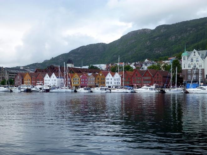 Bergen and the Hanseatic Buildings on the waterfront © SV Taipan