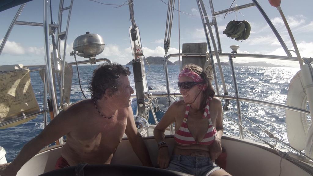 David Hartman and Fiona Harper off cruising the South Pacific © Fiona Harper