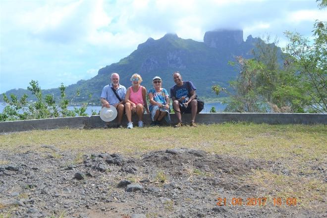 Andrew, Ellen, Clare and Martin at the lookout © Freedom and Adventure